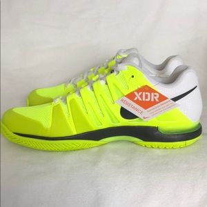 NIB Nike Vapor Tour men’s size 9 Volt/Black-White